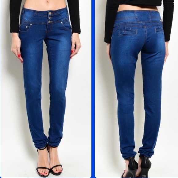 🔵NWT🔵 Para Skinny Jeans - Picture 1 of 4